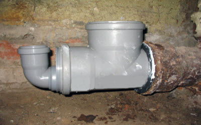 Переходники для соединения канализационных труб из разных материалов и размеров